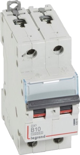 Legrand DX³ MCB automatsikring B10 2P 2M 10/16kA
