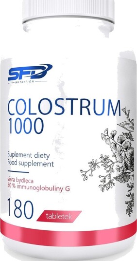 Colostrum 500 mg per porsjon (2 tabletter) 30 % IgG – 180 tabletter, 45 dagers forbruk
