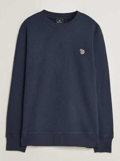 PS Paul Smith Zebra Organic Cotton Sweatshirt Navy