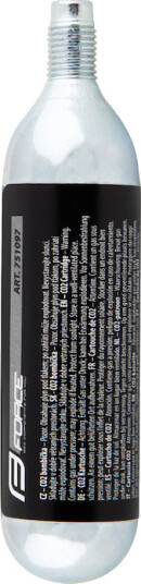 FORCE Co2 patron 25 gram med gjenger