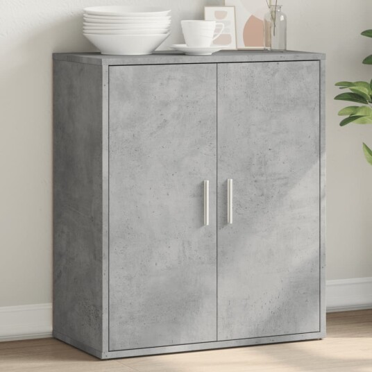 Skjenk grå 60x31x70 cm konstruert tre 8721012493629