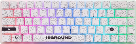 Higround Snowstone Base 65 Hotswap Gaming Tastatur - Ansi [White Flame]
