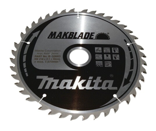 Makita Sirkelsagblad B 32683 216x30x40T Makita Sirkelsagblad B 32683 216x30x40T