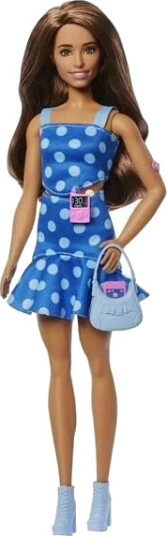 Barbie Fashionista Diabetes Dukke 3+år Blå Polka Brikker