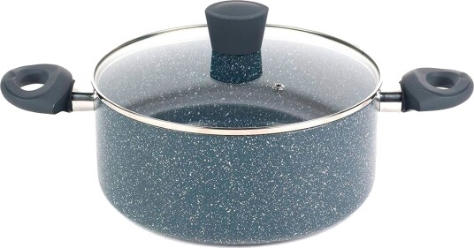 Russell Hobbs Nightfall Stone gryte med glasslokk 24 cm Russell Hobbs Nightfall Stone gryte med glasslokk 24 cm
