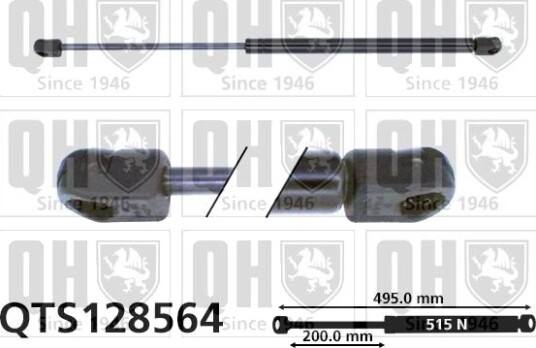 QUINTON HAZELL QTS128564 Baklukedemper