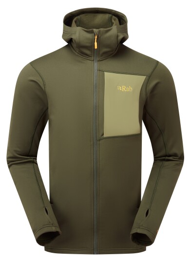 RAB Superflux Hoody Herre Army L