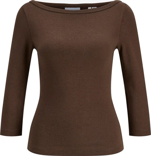 JJXX Jxstar 3/4 Boatneck Top Jrs   DEMITASSE   L