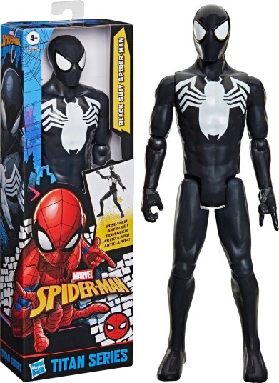 Marvel Spider-Man Titan Hero Actionfigur 30 cm Symbiote for Barn fra 4 År Marvel Spider-Man Titan Hero Actionfigur 30 cm Symbiote for Barn fra 4 År