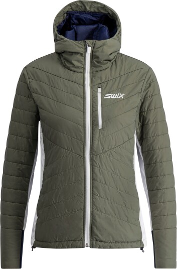 Swix Women's Nordic Insulate Jacket Olive/ Dark Navy S Swix Women's Nordic Insulate Jacket Olive/ Dark Navy S