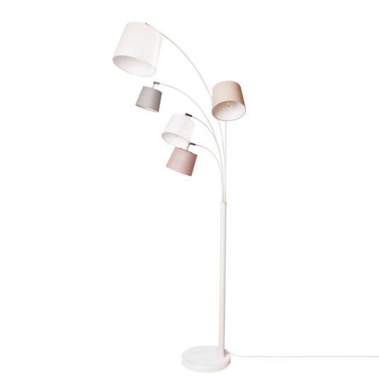 By Rydéns Foggy gulvlampe Sand hvit 200 cm Hvit