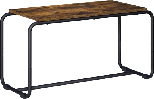 vidaXL TV benk 80 x 35.5 x 42 cm Røkt Eik Konstruert tre