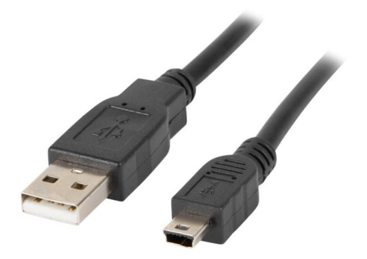 USB Mini B Hane til USB A Hane 2.0 1.8 meter