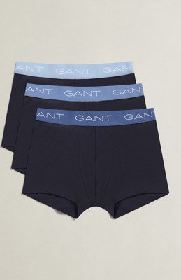Gant Kids 3 Pack Contrast Waistband Boxer Briefs Navy 122