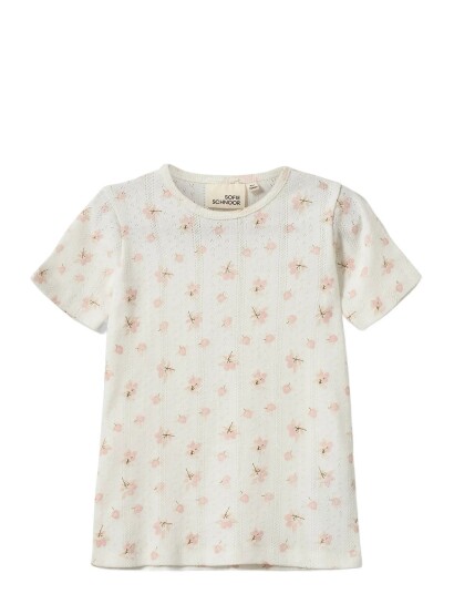 Sofie Schnoor Baby and Kids Piperkb T Shirt   Cream   104