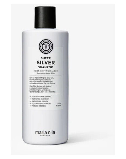 Maria Nila Sheer Silver Sjampo 350 ml - Fargebevarende & Vegan Maria Nila Sheer Silver Sjampo 350 ml - Fargebevarende & Vegan