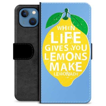iPhone 13 Premium Lommebok-deksel Sitroner