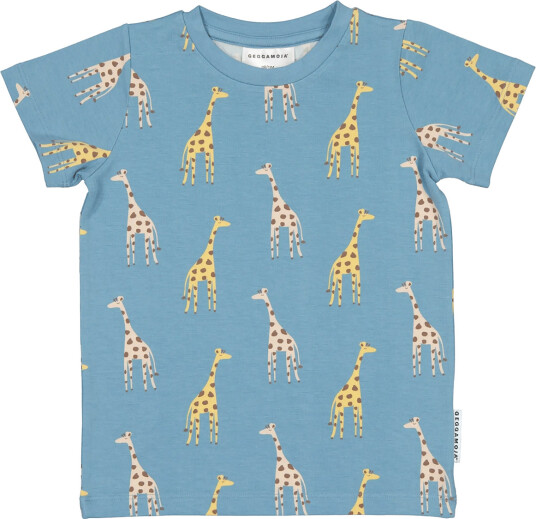 Geggamoja Bamboo T Shirt Blue 86/92
