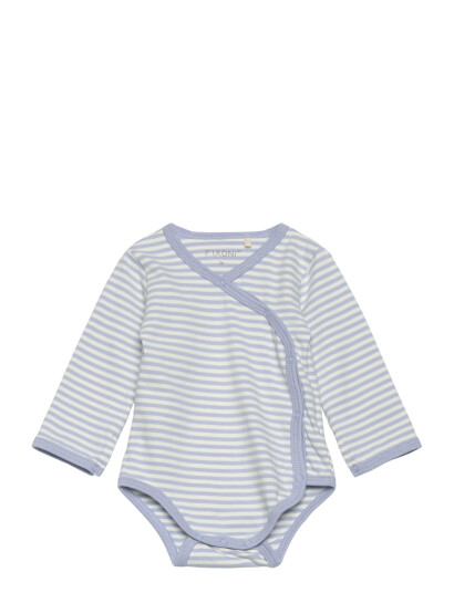 Blå Wrap Body Ls Y/D Stripe Blue 56 Blå Wrap Body Ls Y/D Stripe Blue 56