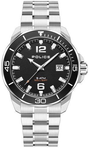 Police Herreklokke PEWJH2228104 Classic Sort/Stål Ø43 mm Police Herreklokke PEWJH2228104 Classic Sort/Stål Ø43 mm