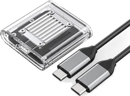 ORICO TC20 M2 10G M.2 NVMe USB C kabinett transparent TC20 M2 10G GY BP ORICO TC20 M2 10G M.2 NVMe USB C kabinett transparent TC20 M2 10G GY BP