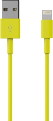 Sinox Lightning Kabel. 2M. Gul