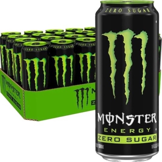 24 stk Monster Energy Original Zero Sugar 500 ml Sukkerfri Energidrikk UK Import Helt Brett 24 stk Monster Energy Original Zero Sugar 500 ml Sukkerfri Energidrikk UK Import Helt Brett