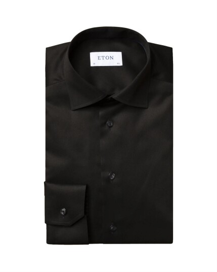 Eton Slim Fit Shirt Em - Black