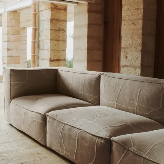 Ferm Living Catena Armrest L S400 Utzon Can Lis Sand/off