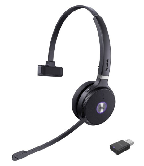 Yealink Wh62 Portable - Hodesett - On-Ear - Dect - Trådløs - Usb - Certified For Microsoft Teams