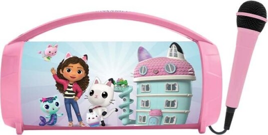 Gabby's Dollhouse Bluetooth-høyttaler med Lys og Mikrofon - Lexibook