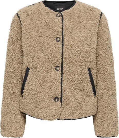 ONLY Onlines Teddy Jacket Cc Otw Beige L