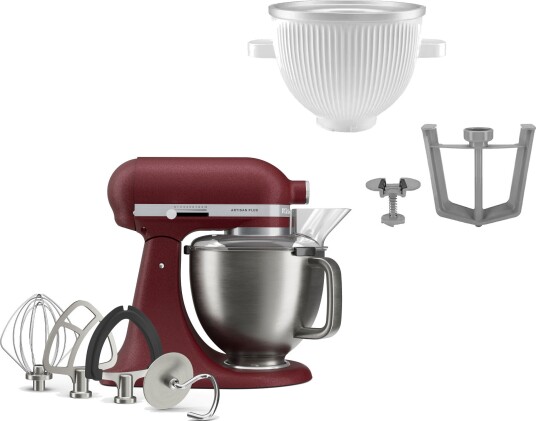 Kitchenaid Artisan Plus kjøkkenmaskin med iskremtilbehør sun dried tomato