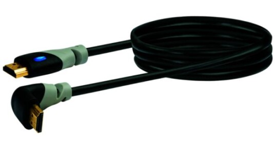SCHWAIGER HDMI Kabel 3,0m 1x90° Schwarz SCHWAIGER HDMI Kabel 3,0m 1x90° Schwarz