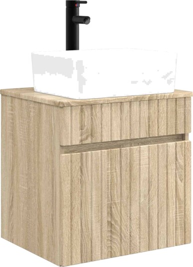 Vegghengt servantkommode Sonoma eik 49 x 41 x 63 cm Vegghengt servantkommode Sonoma eik 49 x 41 x 63 cm