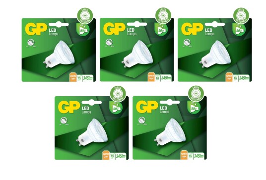 GP Batteries Led Reflektorpære Gu10 Dim 5w GP Batteries Led Reflektorpære Gu10 Dim 5w