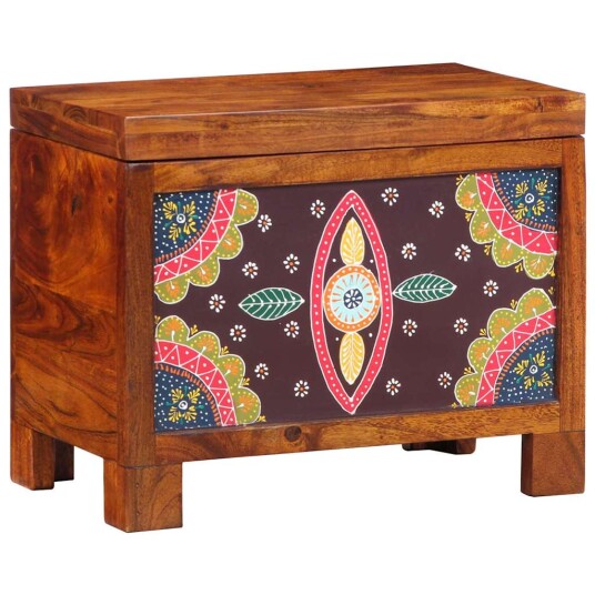Oppbevaringsboks Honningbrun 50x30x40 cm Massiv Akasie