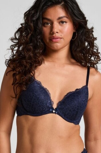 Hunkemöller Marine Pp Push Navy 75 D Hunkemöller Marine Pp Push Navy 75 D