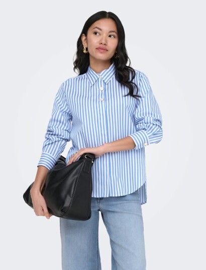 ONLY Onllyra Oregon L/S Shirt Wvn   Multi/patterned   XS