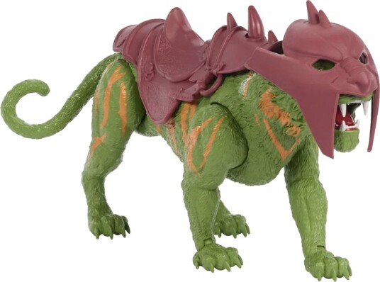 Motu Battle Cat Actionfigur med Lyd, 5.5" Skala, Grønn