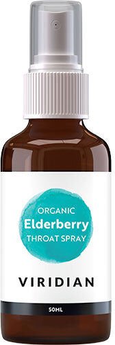 Viridian Nutrition Elderberry Throat Spray (halsspray) Øko