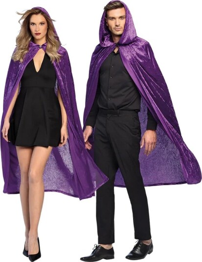 Lilla Velour Kappe 170 Cm. Lilla Velour Kappe 170 Cm.