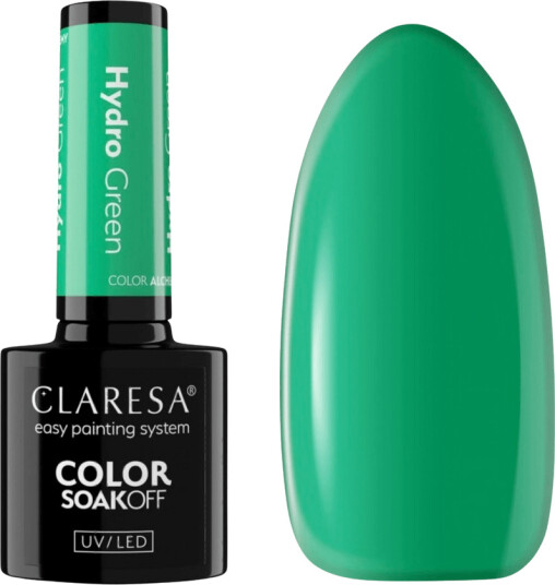 Claresa Hybrid Soak Off Nail Polish Alchemy Hydro Green 5ml