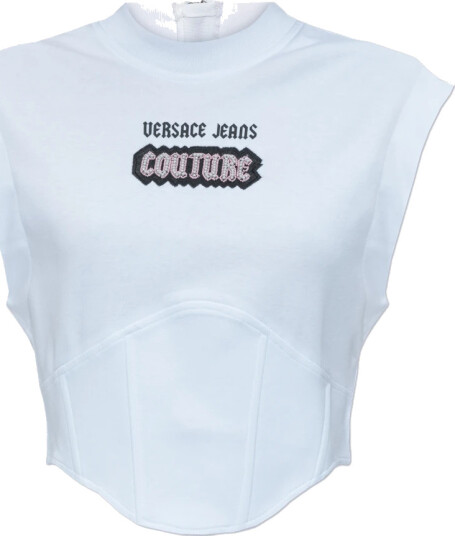 Versace Jeans Couture Dame Topper Hvit L,