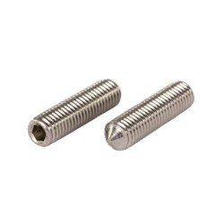 Pajo bolte Settskrue M/ Spiss   M12 Gjenge Rustfri A2 ISO 4027/din914