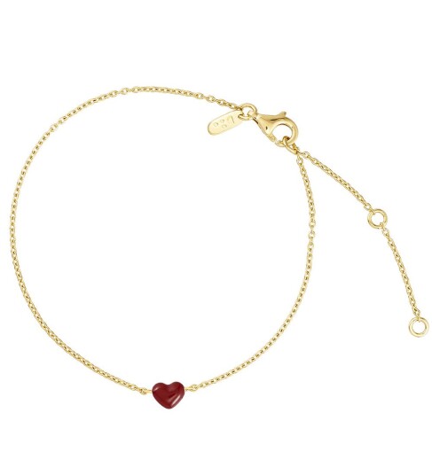 Design Letters Armbånd 20 cm Forgylt Liten BIG Love Design Letters OneSize Smykker Metallic