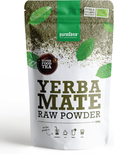 Purasana Yerba Mate Raw Powder 100 g Purasana Yerba Mate Raw Powder 100 g