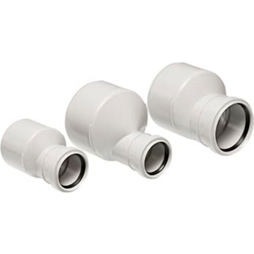UPONOR DECIBEL REDUKSJON 110/75 M/MUFFE HVIT