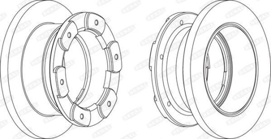 Bremseskive BERAL BCR236A Bremseskive BERAL BCR236A