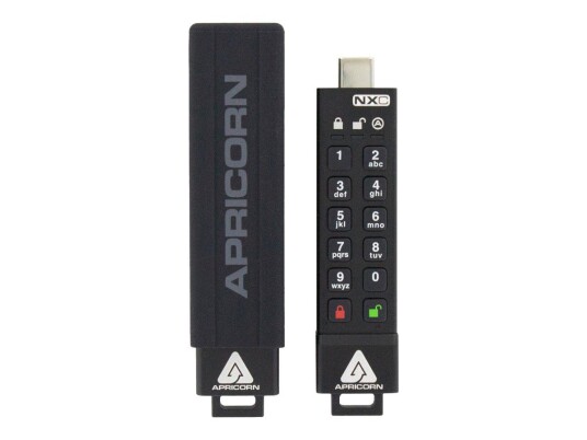 APRICORN Aegis Secure Key 3NXC - USB-flashstasjon - 64 GB - TAA-samsvar